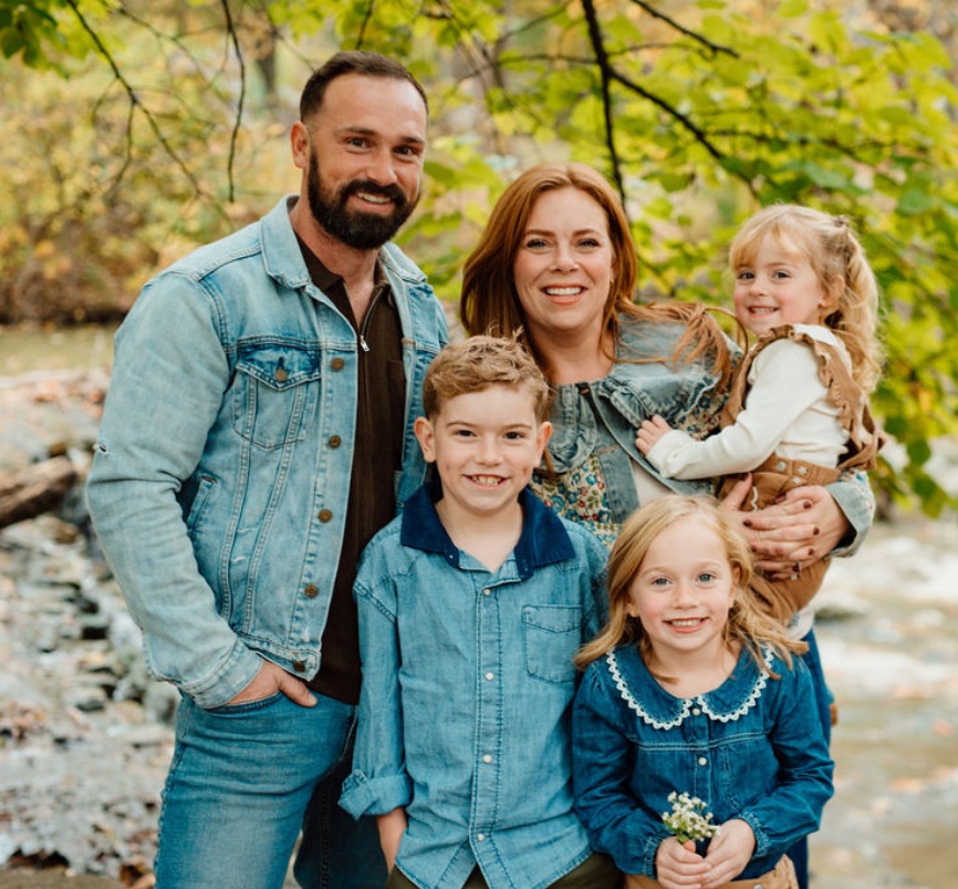 Justin Turner and family - Turner Painting